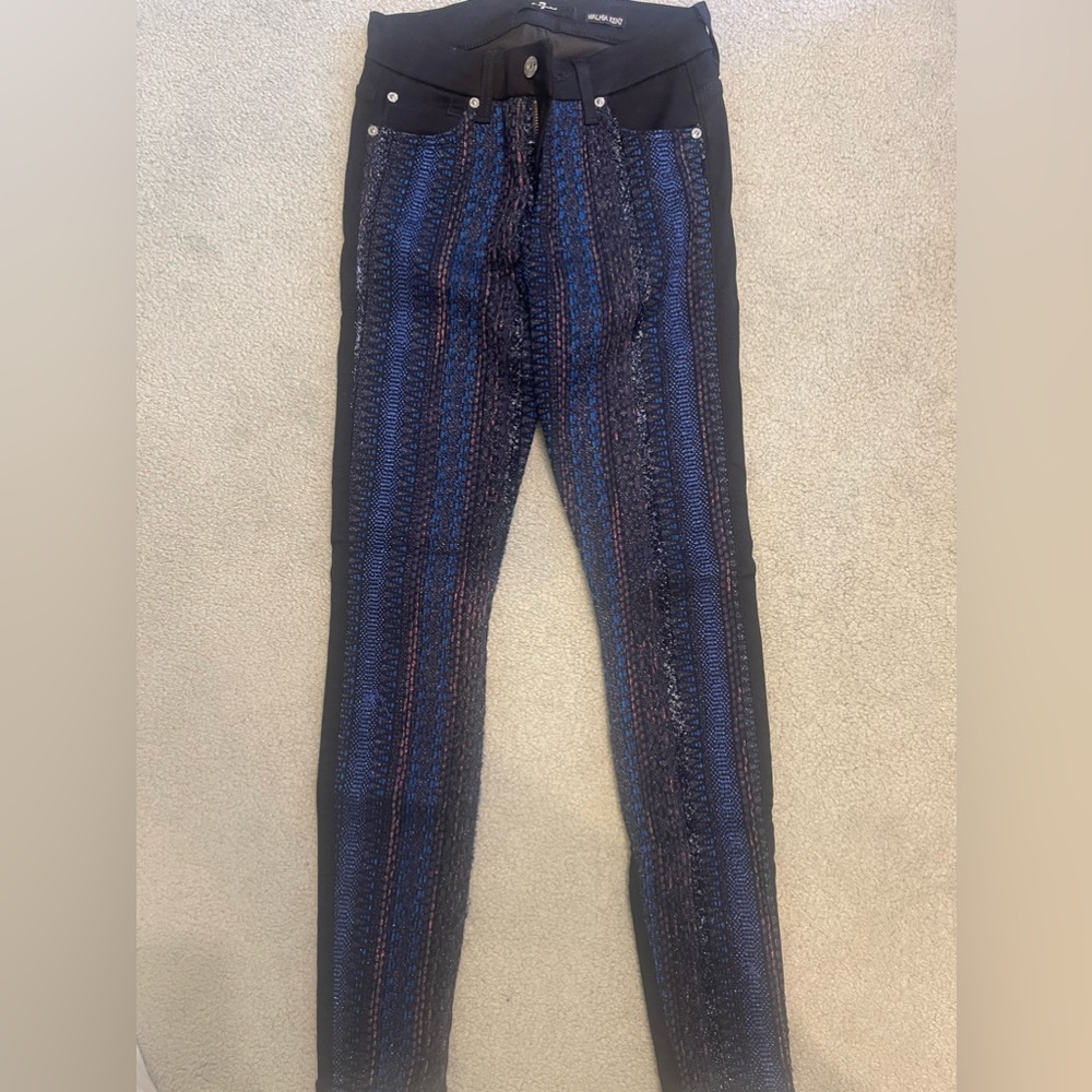 7 For All Mankind Malhia Kent Jeans with pattern size 25